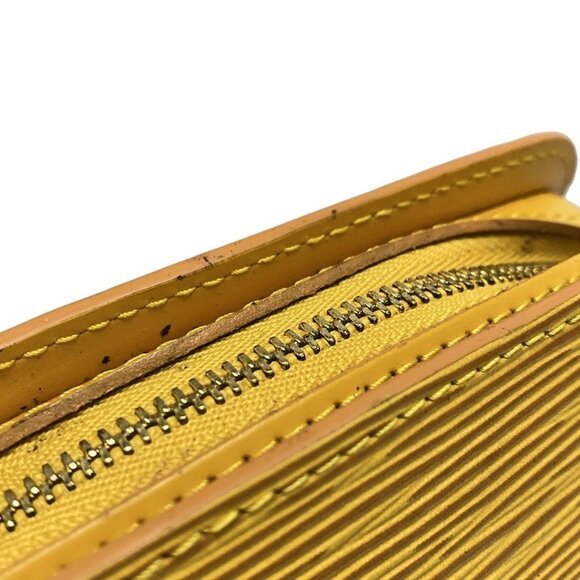 LOUIS VUITTON Dauphine PM Jaune Epi Leather Pouch Bag 144-090225 - Picture 4 of 8